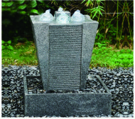 Carved Granite backyard Water Fountains Glass Crystal Balls For Decoration