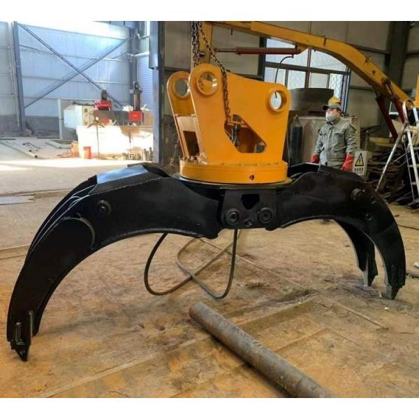 Excavadora de 10 a 35 toneladas Agarrador hidráulico para agarrar troncos de piedra