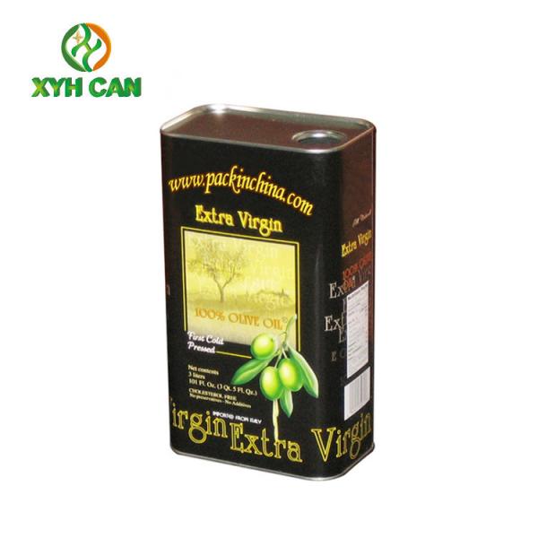 O armazenamento de empacotamento do alimento de Olive Oil Tin Can Innovation estanha o recipiente do óleo do atomizador