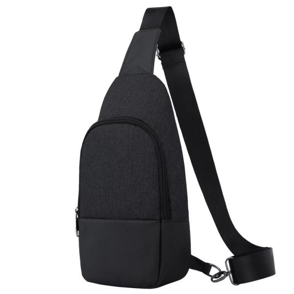 Atacado OEM logotipo personalizado homens impermeável luz estilo coreano crossbody tendência saco de peito masculino bolsa de arremesso