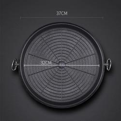 Korean Style Square Grill Pan Aluminum Nonstick Smokeless For Indoor Outdoor BBQ