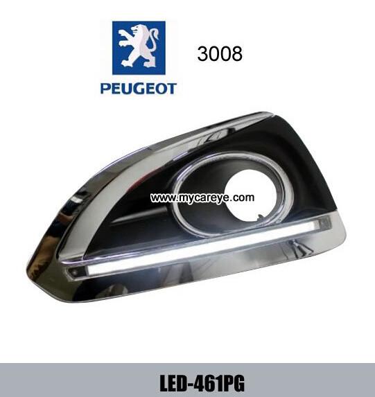Peugeot 3008 DRL LED Daytime Running Lights led car light replacements
