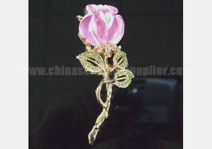 Usb da novidade da forma cor-de-rosa do cristal
