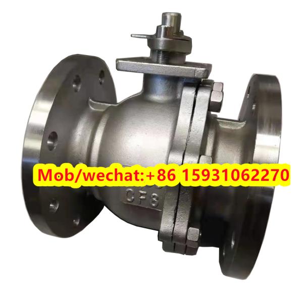 ANSI/ASME B16.34 flange end SS ball valve