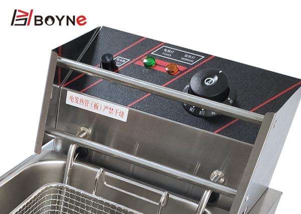 8 Liter Electric Single Tank Table Top Deep Fryer For Restaurant