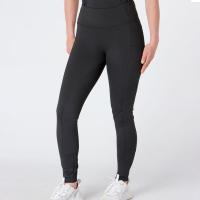 Pilling de monte de guêtres de haute taille de femmes anti avec la poche