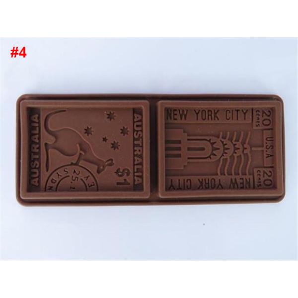 Stamp shaped silicone mold chocolate ice cube mold SB-100