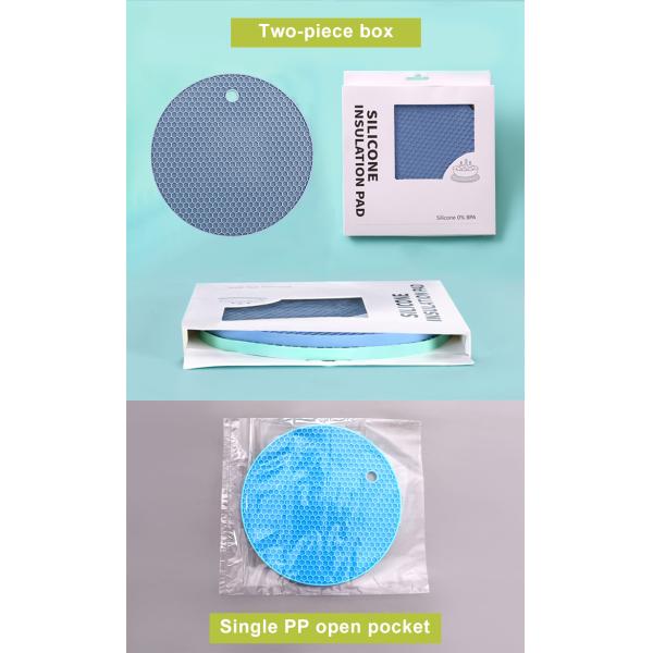 Logo Round Silicone Tea Cup fait sur commande Mat Silicone Coaster For Drink