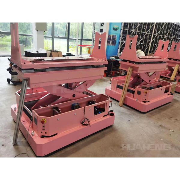 Steering Wheel AGV Car 120kg - 260kg AGV Trolley