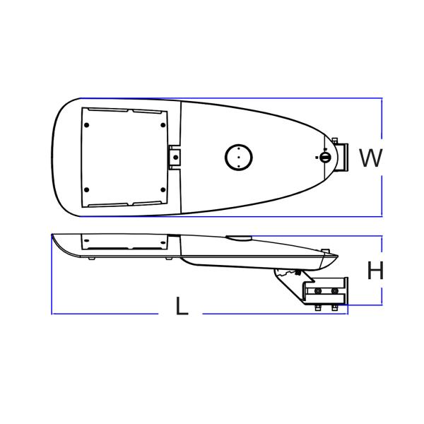 На открытом воздухе водоустойчивое Ip66 приспособления освещения дороги 40 ватт для главной дороги