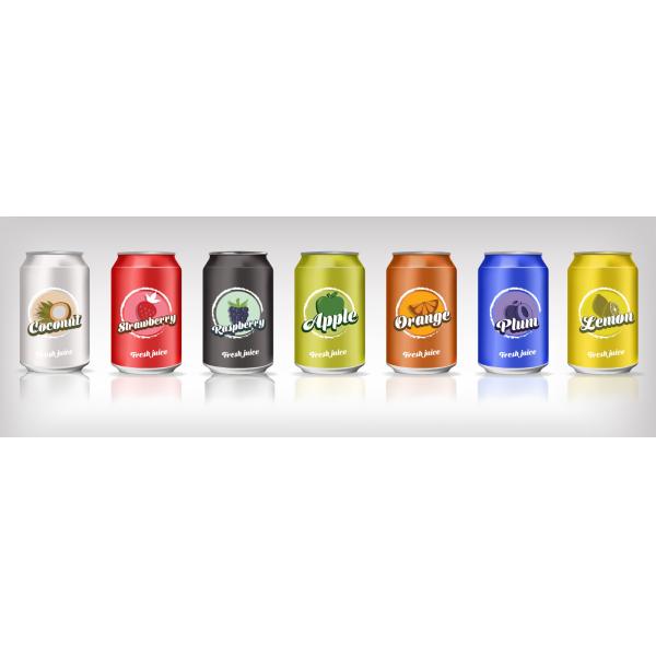 Пустое алюминиевое 250ml Stubby холеный 8,4 Oz Slim может