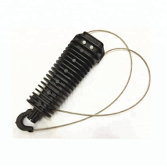 FTTH ADSS Aerial Cable Suspension Clamps , Stainless Fiber Cable Tension Clamp