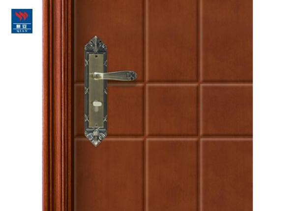 Villa Luxury 2 Hour Fire Rated Wood Doors With Frame Hardware