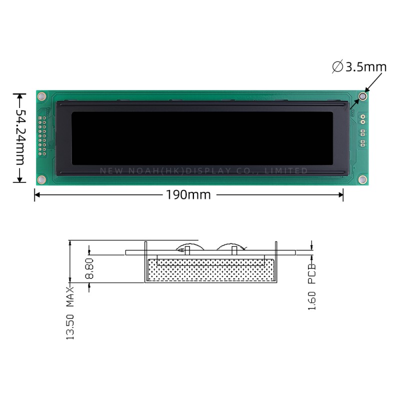Cyrillic BTN Black Film 4004A3 4X40 4004 18PIN LCM Parallel Port ST7066U Character LCD Screen