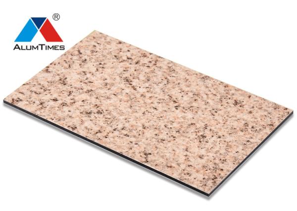 Stone Look Aluminum Composite Panel , Decorative Aluminium Exterior Wall Panels