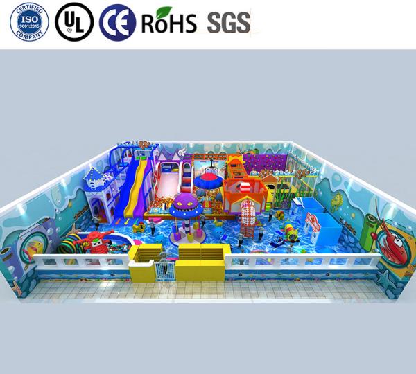 Jogos Temáticos do Oceano Parque de Jogos Indoor Equipamento de Jogos Soft Kids Park TUV
