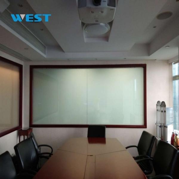 Westglass Light Gray PDLC Smart Dimming Film Self Adhesive For Instant Privacy And Light Control