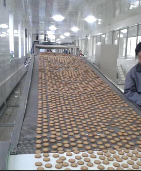 Linha de produção vegetal do biscoito do fuel-óleo 28.5kw 50kg/H