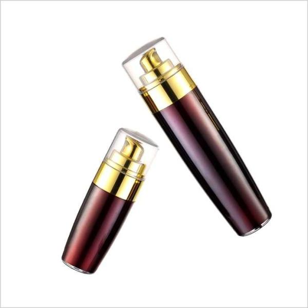 15ml 30ml Cosmetic Airless Bottle 60ml 90ml Round Airtight Pump Bottle