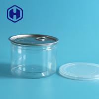 Pet plástico reciclável pequenas latas para alimentos grau hermético