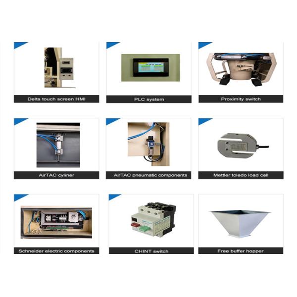 25 Kg Open Mouth Bag Packing Machine with 5-8 Bags/Minute Speed and ±0.1-0.5% Precision for Granule Filling