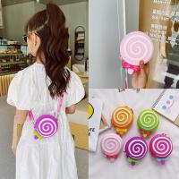 Lolipop Silicone Round Pencil Case For Stationery Supplie Pencil Pouch School Supplies Makeup Bag Storaoge Container