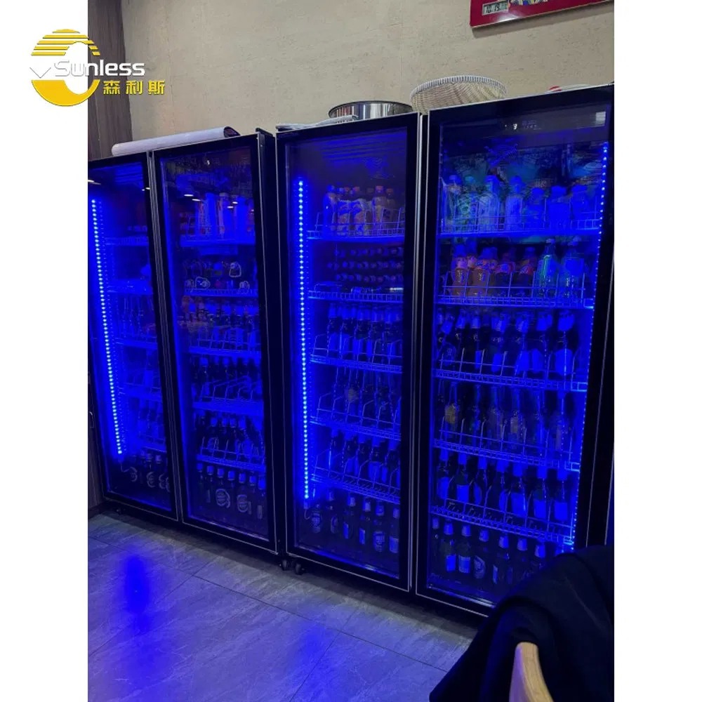 1600L Beer Display Refrigerator Customizable Commercial Beverage Fridge 220V / 50Hz