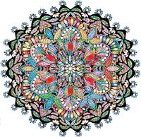Mandala Set DIY Kit de peinture au diamant avec diamant de cristal partiel pour le cadeau de décoration murale à la maison
