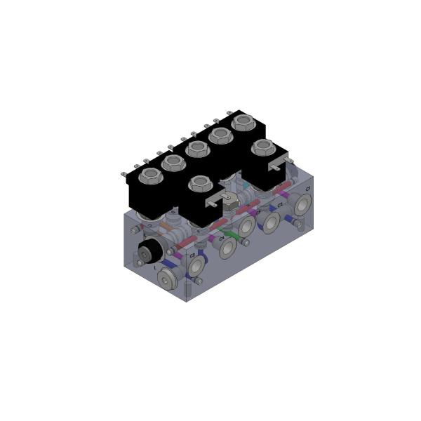 Профессиональный блок гавани масла G3/8 гидравлический коллекторный с 3/4 - поло