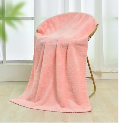 Sac à mailles et boîte cadeau inclus Microfiber Adult Towel Set Toile de bain 70*140cm pour SPA