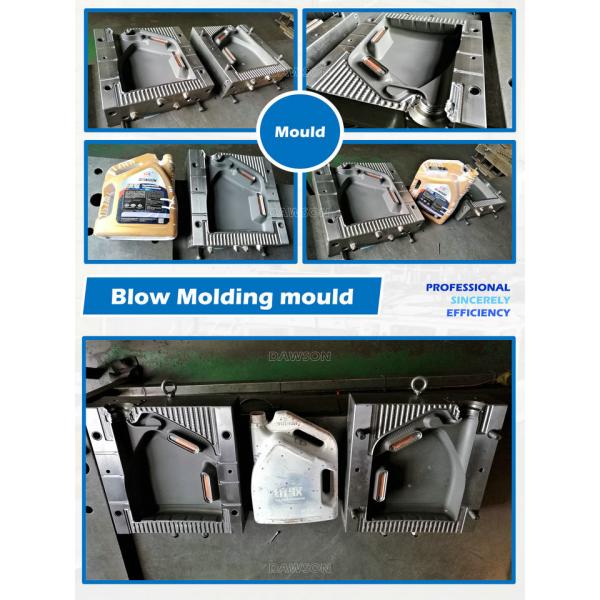 5L S50C Plastic Bottle Mould SCR45 Continuous Extrusion Blow Molding