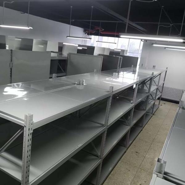 Warehouse Assembly Required Industrial Metal Shelving In Black For Customized Needs