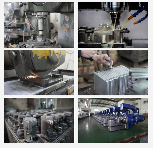 Portable rebar cutter for steel processing on construction sites