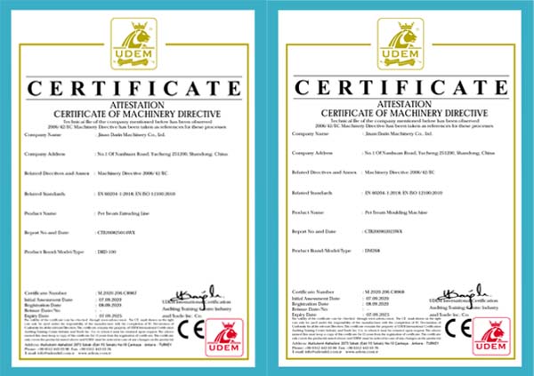 Le chien traite les festins automatiques de boeuf séché faisant la machine