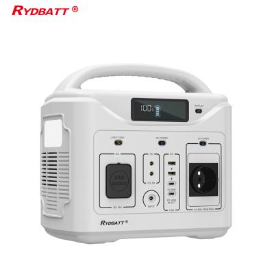 Rechargeable Portable Power Station Solar Power Generators 600wh 120W For RV Camping