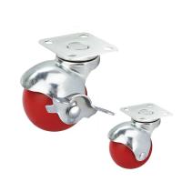 Roulettes de chargement de meubles de 2 pouces pp 55lbs avec le plat de pivot