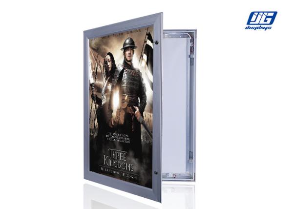 Waterproof LED Advertising Boards Door Open Lockable Silver Frame  Silk - Screen Printing LGP