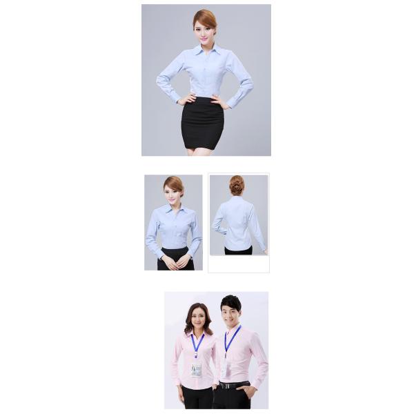 Office 3 Colors Custom Business Shirts Slim Fitting S To 5XL Size