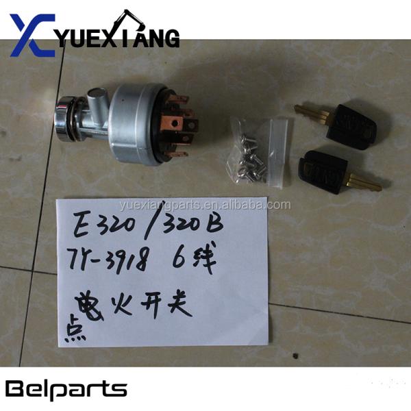 Экскаватор 307 308C 312 Belparts 320 электрических 6 линий 320C переключает стартер зажигания начала E320B E320C 7Y-3918 жары группы