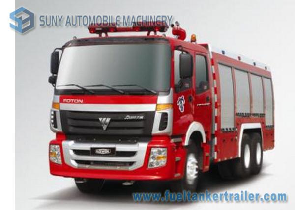 12000L Water Fire Fighting Vehicle 270hp Double Row Cabin FOTON 6X4 Chassis