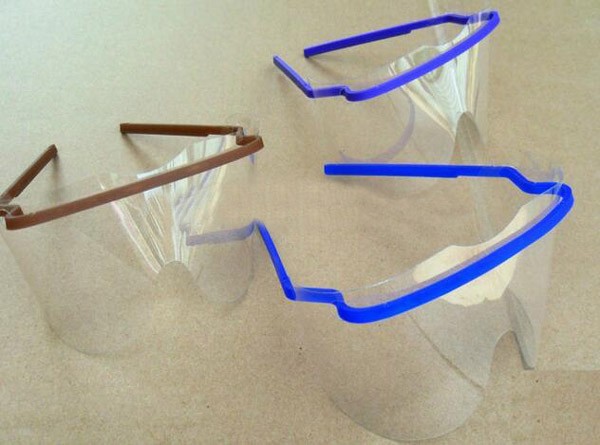 Fashionable Design Surgical Safety Glasses , Medical Protective Eyewear