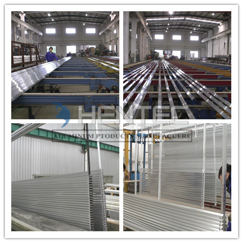 Серебристые анодированные алюминиевые профили штранг-прессования Хеацинк для лампы/машины приведенных