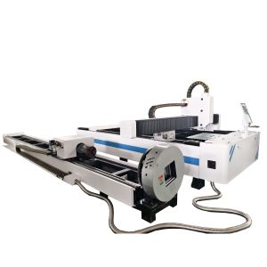 Con máquina de corte láser de tubos y tuberías metálicas rotativas 1530 CNC Raycus 6000W 12000W
