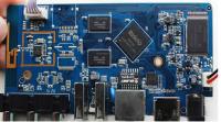 Ensamblaje completo llave en mano inmersión oro plata ensamblaje de PCB con azul RoHS compatible