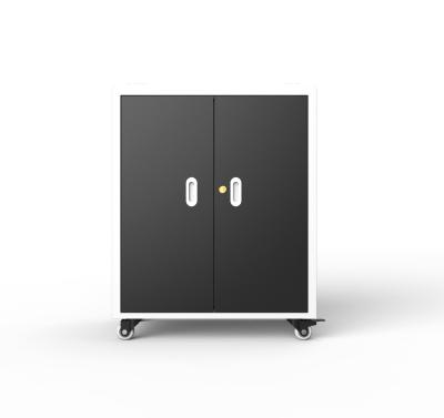 Galvanized Sheet Laptop Charging Cabinet 30 Ports AC Power Type