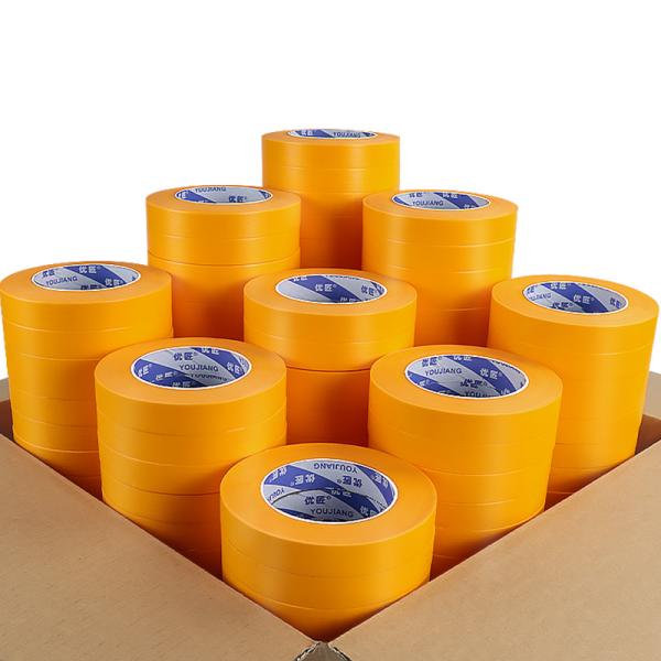 Orange Color Home Decoration Yellow Paper Washi Tape Manufacturer