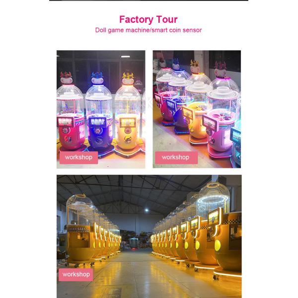 Arcade Gift Kids Game Capsule Coin Operated Ball Toys mini gashapon vending machine