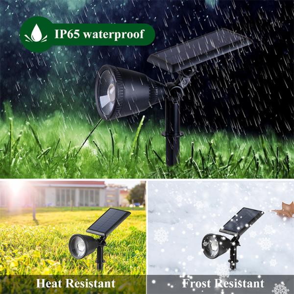 Waterproof Led Lawn Spike Solar Spot Light For Garden Wireless Outdoor Yard Landscape