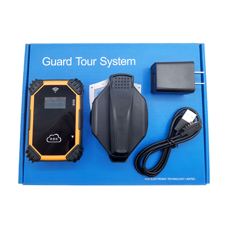 HUA Security Patrol Wand System Alarm SOS Портативный онлайн-сканер слежения в режиме реального времени