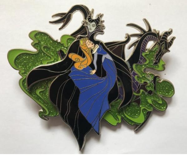 Zinc Alloy Silver Plating Beauty pin on pin badge with two metal butterfly